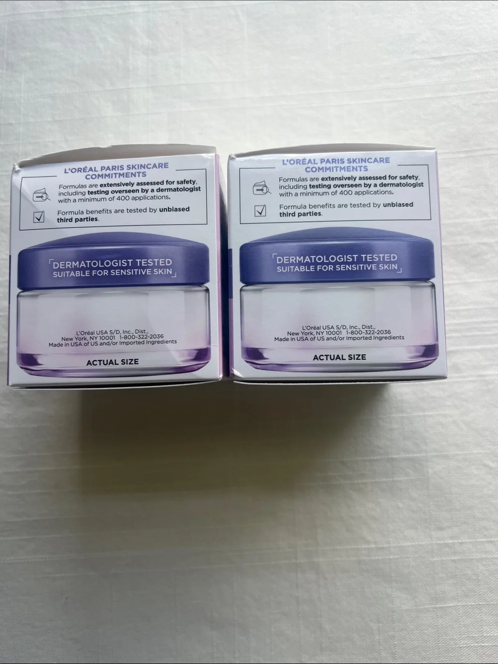L'Oreal Paris Collagen Moisture Filler Daily Moisturizer Lot of 2 (Regular & Fra